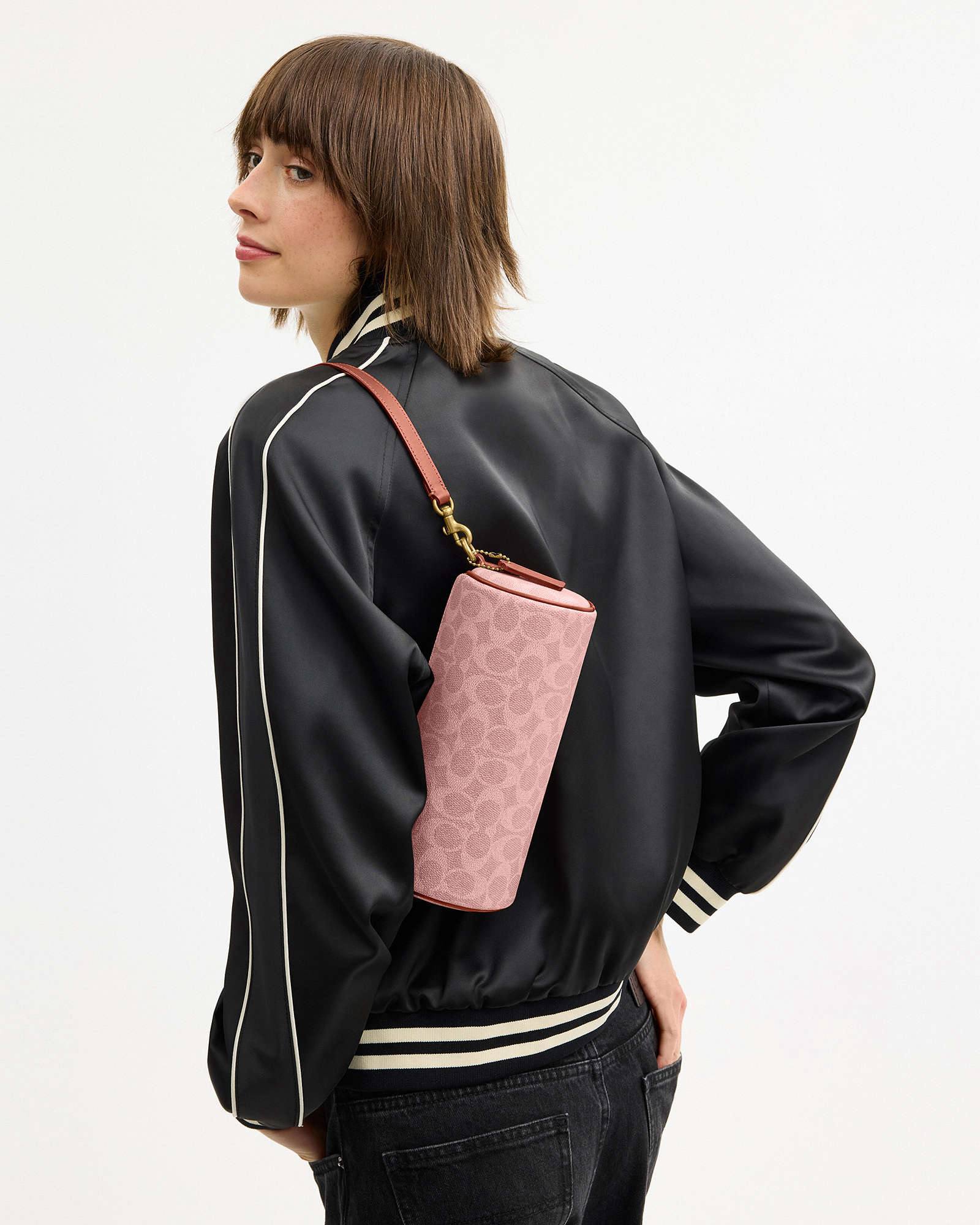 Coach Сумка Coach Signature Barrel Bag