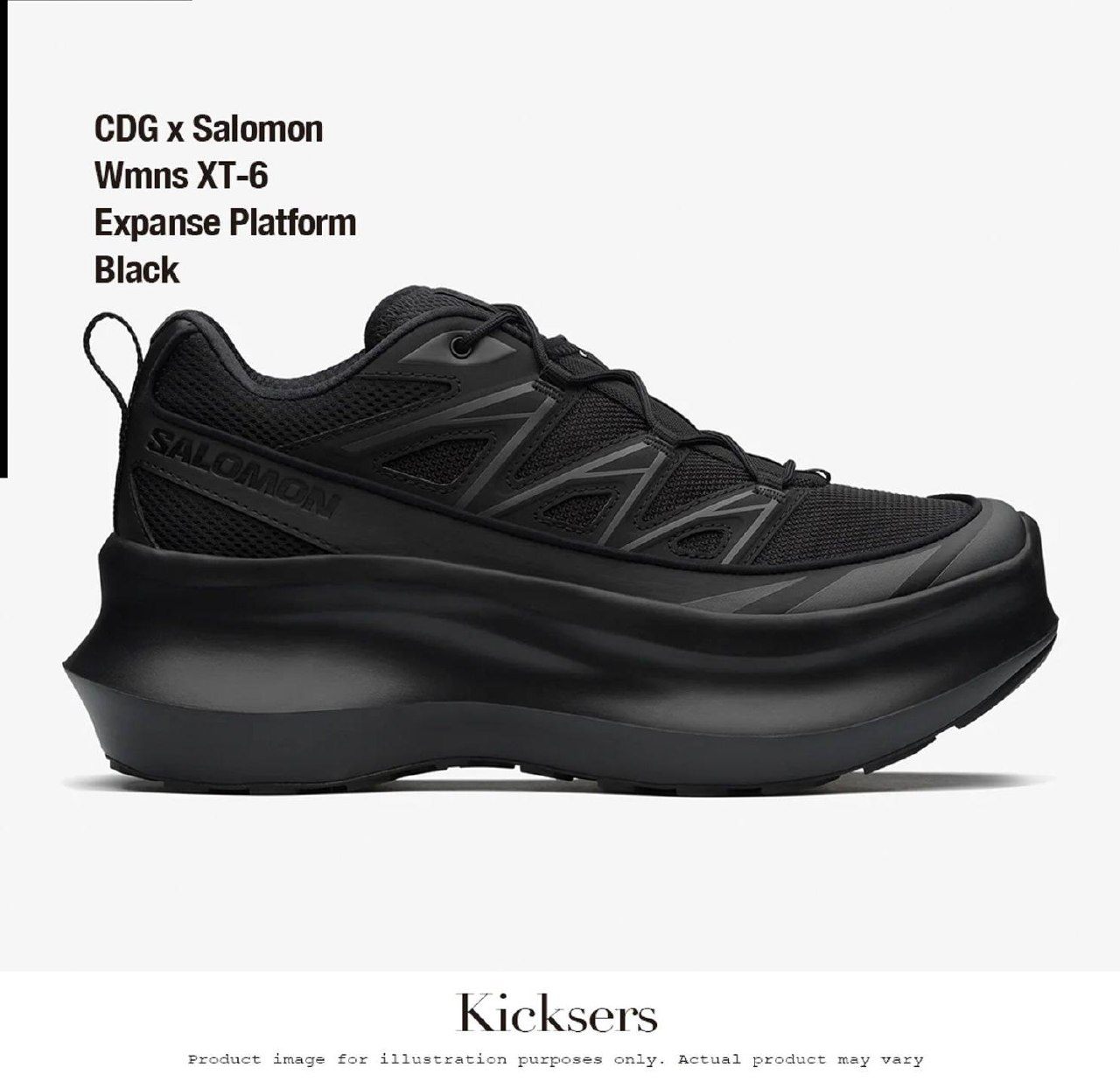 Comme des Garçons × Salomon CDG x Salomon XT-6 Expanse Platform