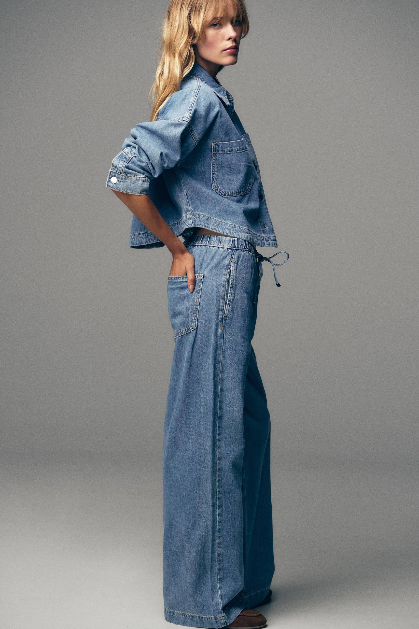 Zara Жіночий джинсовий костюм Zara