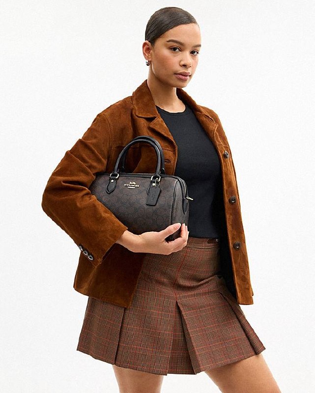 Coach Сумка Coach Rowan Satchel Signature Canvas