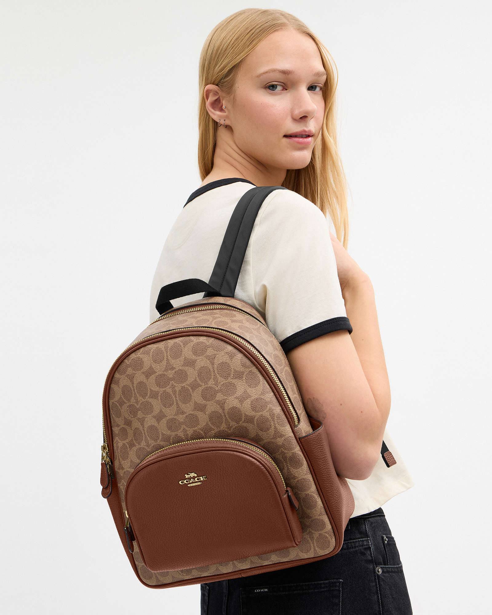 Coach Рюкзак Coach Court Backpack In Signature Canvas