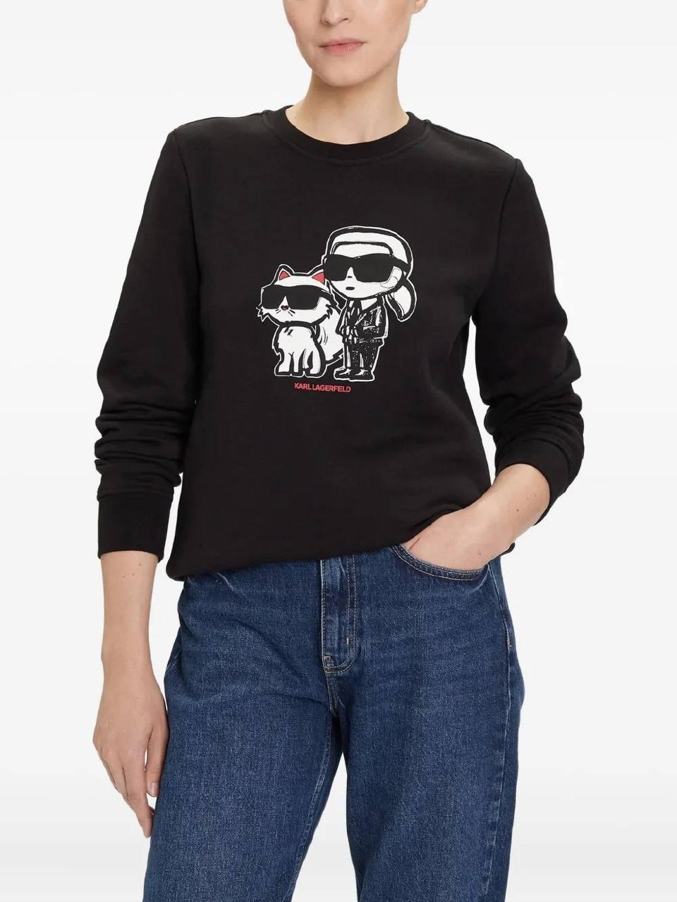 Karl Lagerfeld Жіночий бавовняний світшот Karl Lagerfeld