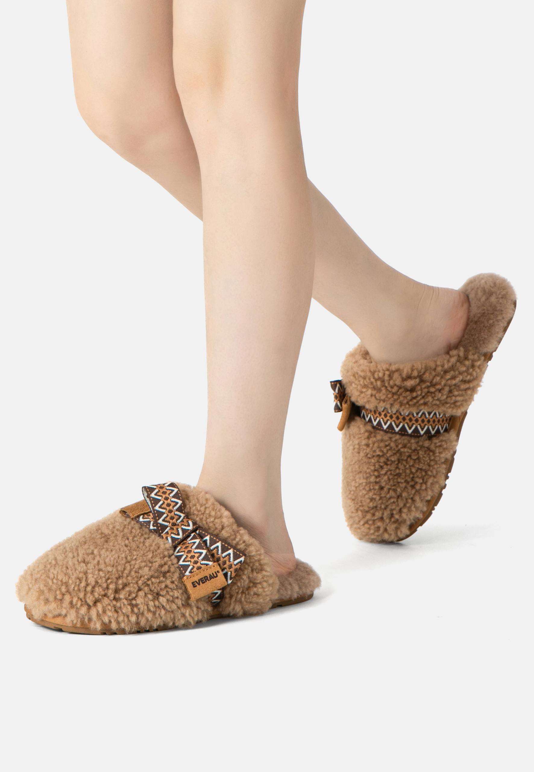 EverAU EverAU Sheepskin Bow Slippers