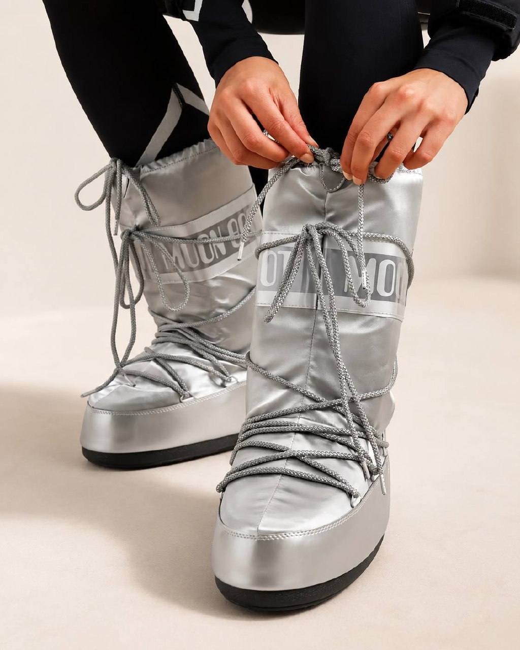 Moon Boot Moon Boot Icon Glance Satin Boots