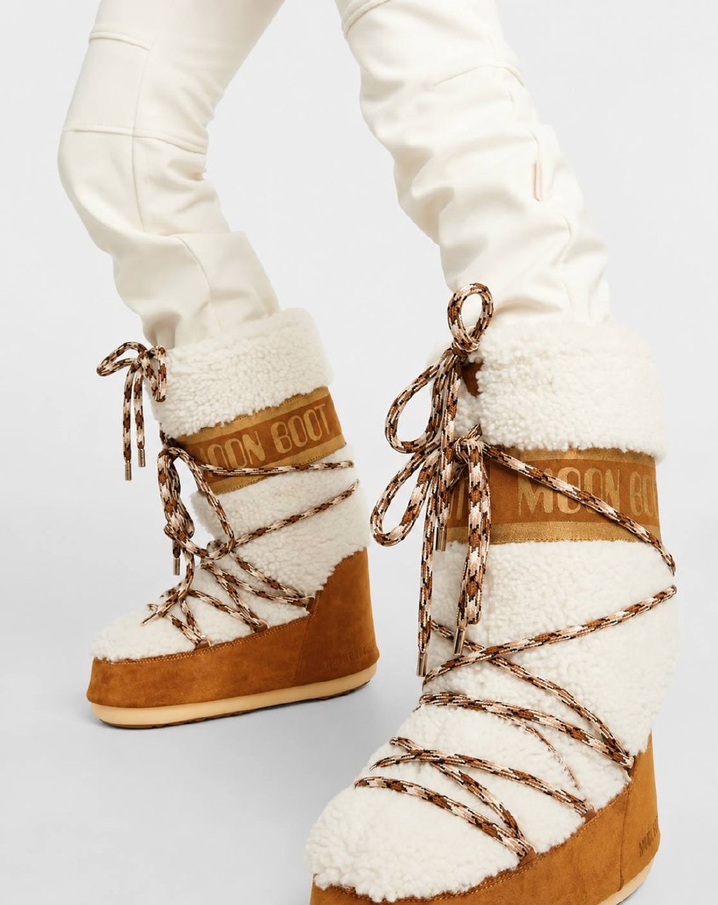 Moon Boot Moon Boot Icon Dark Brown Curly Extra Boots