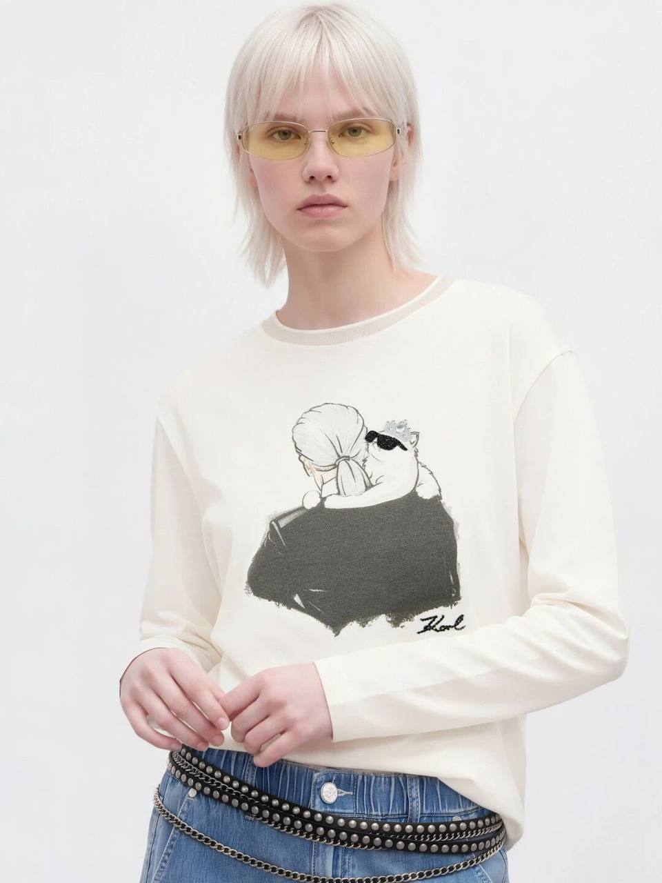 Karl Lagerfeld Лонгслів Karl Lagerfeld