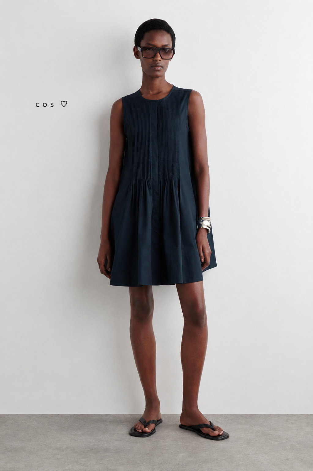 COS Сукня COS Pleated Cotton Dress