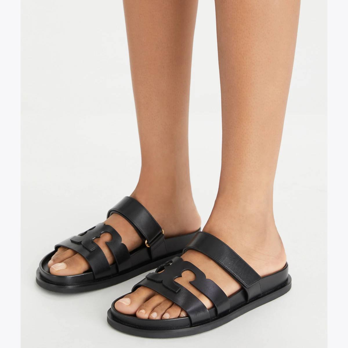 Tory Burch Шкіряні слайди Tory Burch