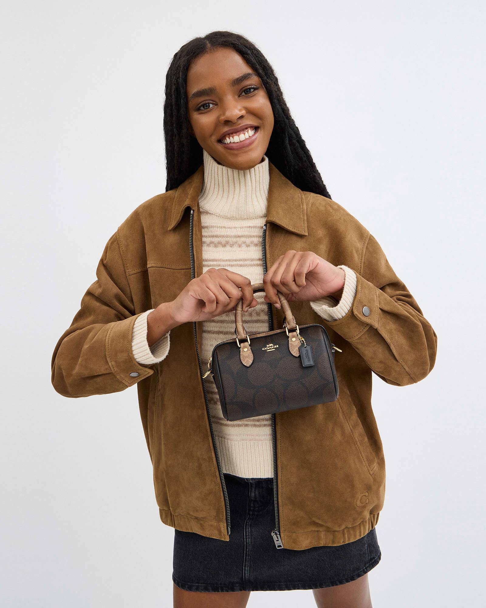 Coach Сумка Coach Mini Rowan Satchel