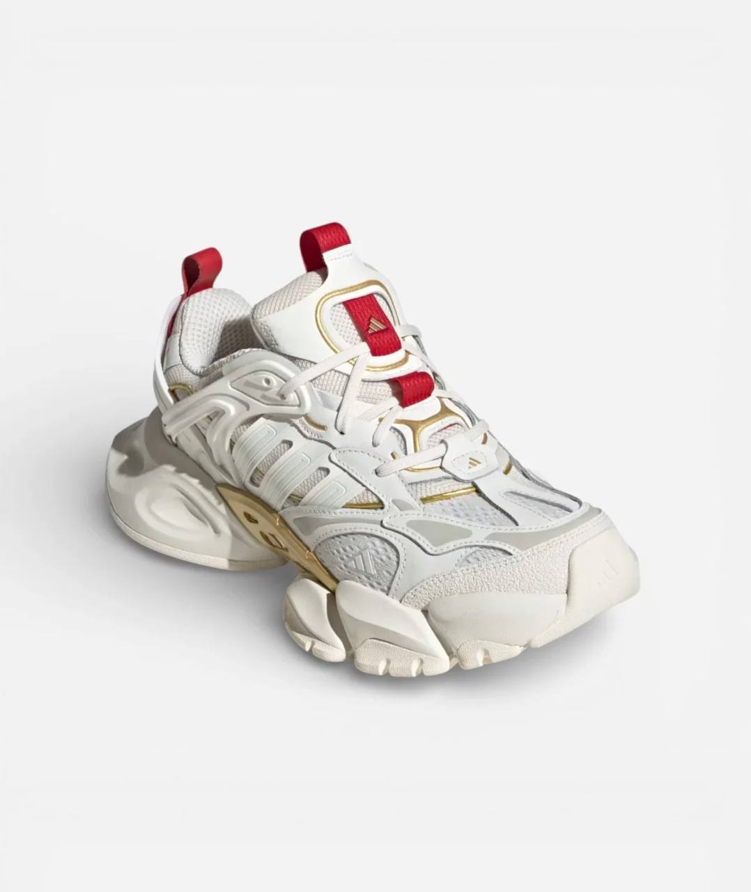 Adidas Adidas Vento XLG Runner Deluxe Off White Gold Metallic Red