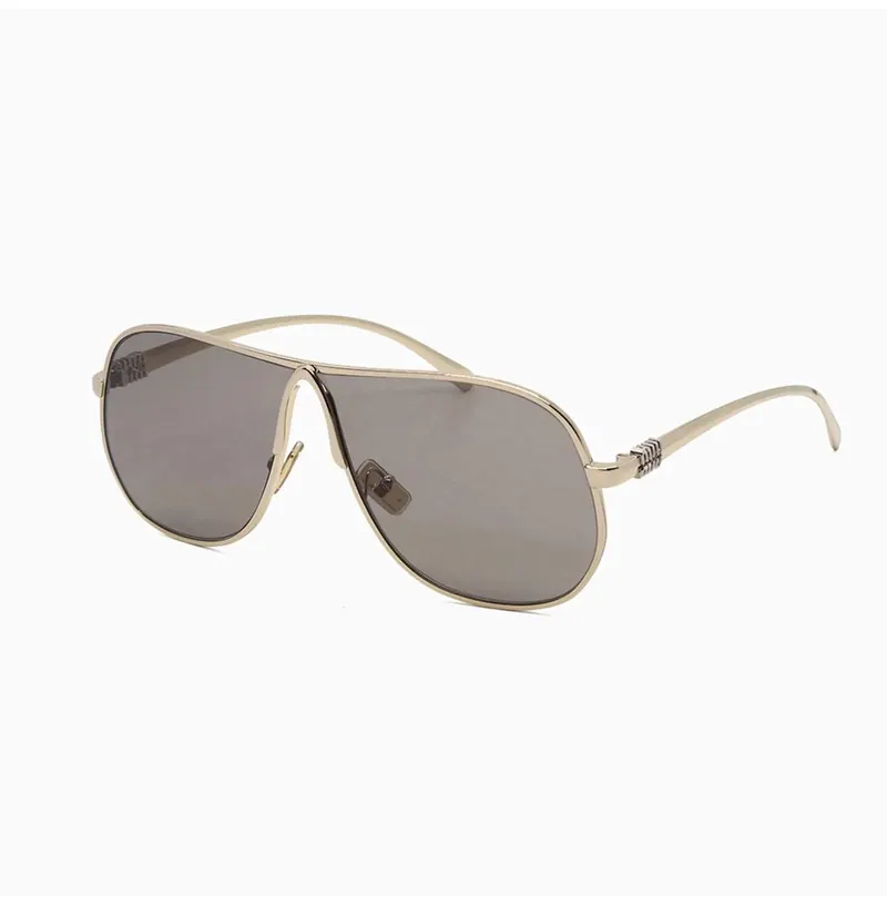 Miu Miu Сонцезахисні окуляри жіночі Miu Miu Gold/Grey A56S-ZVN80Q-66