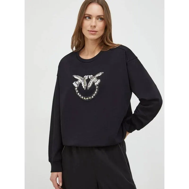 Pinko Світшот Pinko Love Birds зі стразами