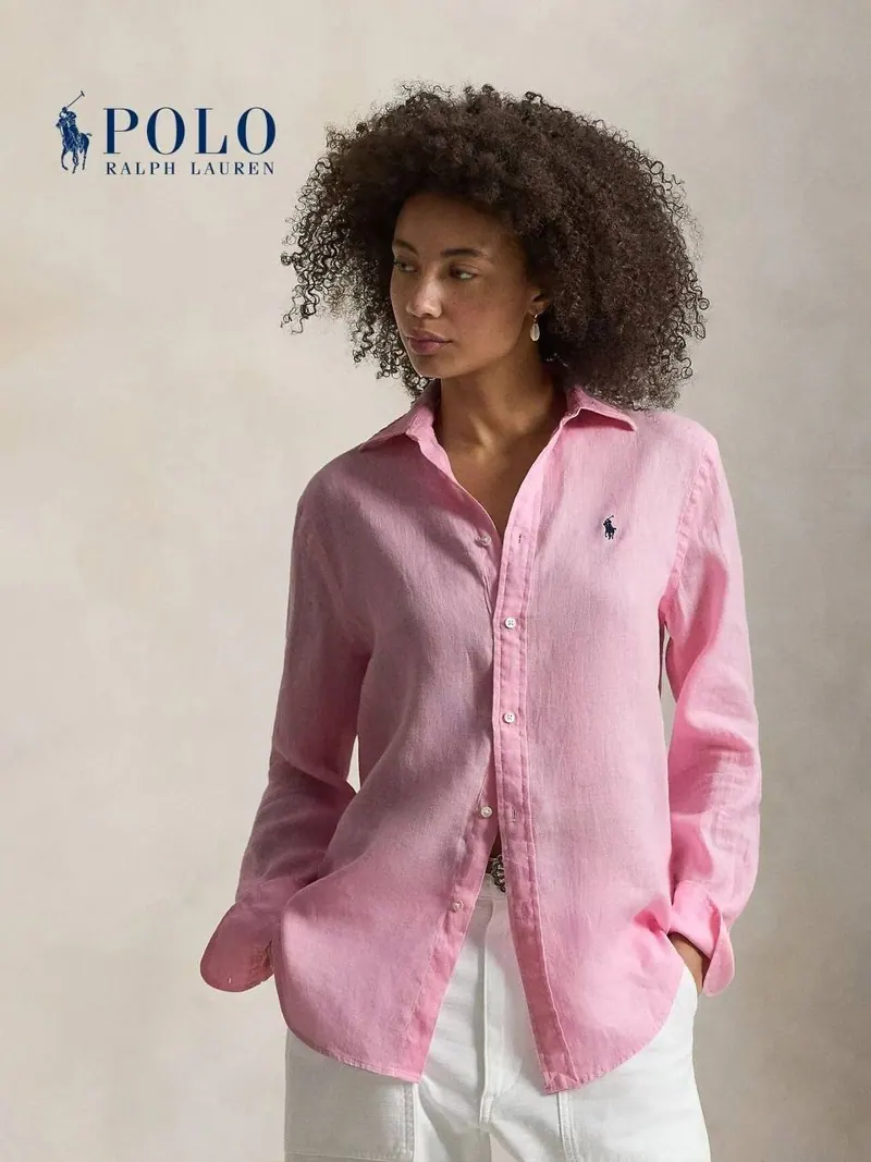 Polo Ralph Lauren Жіноча лляна сорочка Polo Ralph Lauren