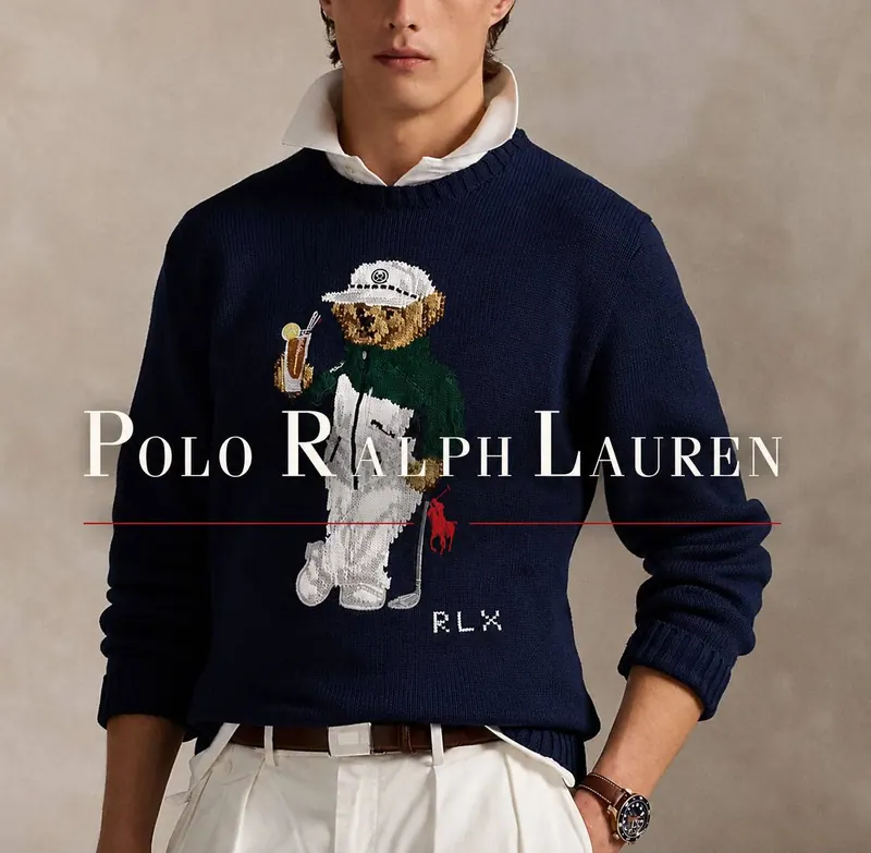 Polo Ralph Lauren Светр Polo Ralph Lauren Bear темно-синій