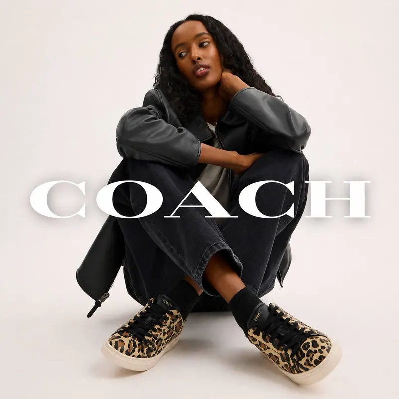 Coach Кросівки Coach High Line Leopard Print