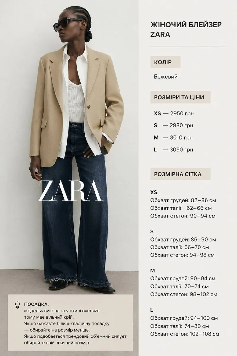 Zara Жіночий жакет Zara