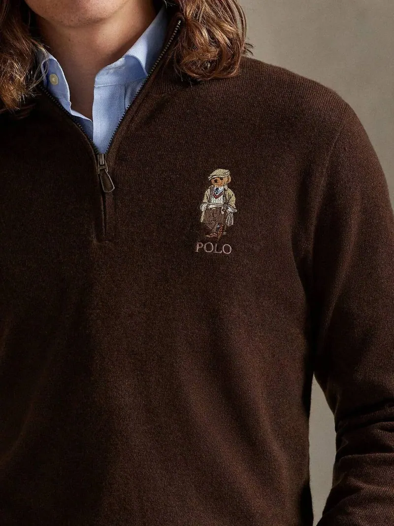 Polo Ralph Lauren Чоловічий светр Polo Ralph Lauren Bear Half-Zip