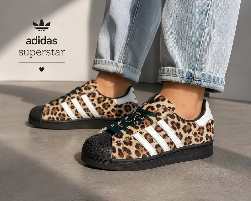 Adidas Кросівки Adidas Superstar Leopard