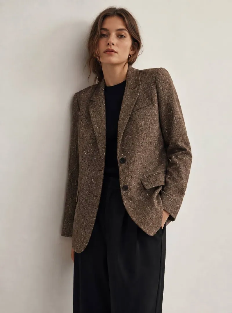 Zara Жакет твідовий ZARA