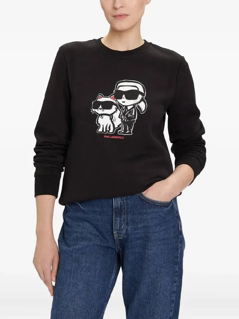 Karl Lagerfeld Жіночий бавовняний світшот Karl Lagerfeld