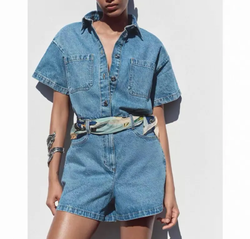 Zara Джинсовий комбінезон ZARA