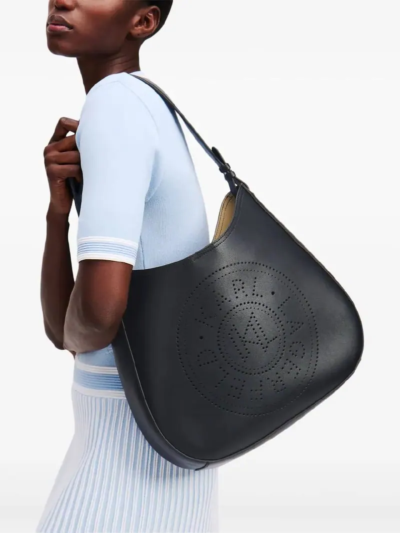 Karl Lagerfeld Сумка Karl Lagerfeld K/Circle Perforated Hobo