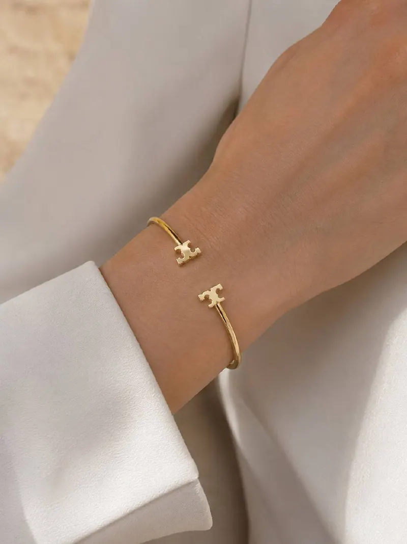 Tory Burch Браслет Tory Burch Gold-Tone Icon Flex Cuff ❗️❗️❗️Обмежена кількість