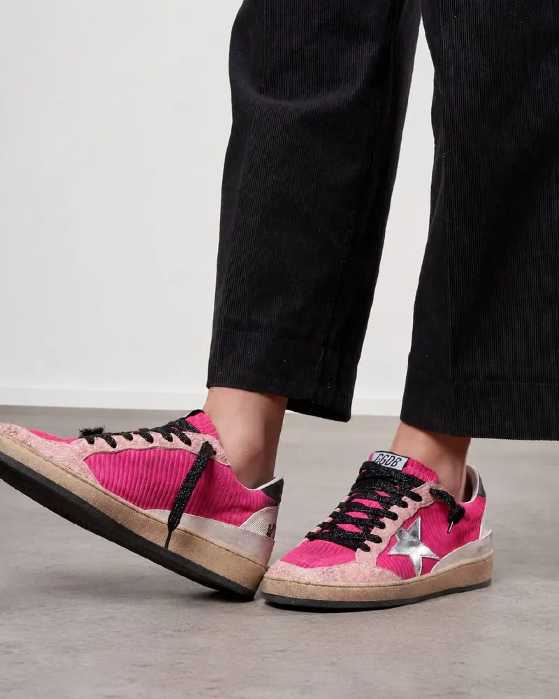 Golden Goose Golden Goose Super-Star Pink Sneakers