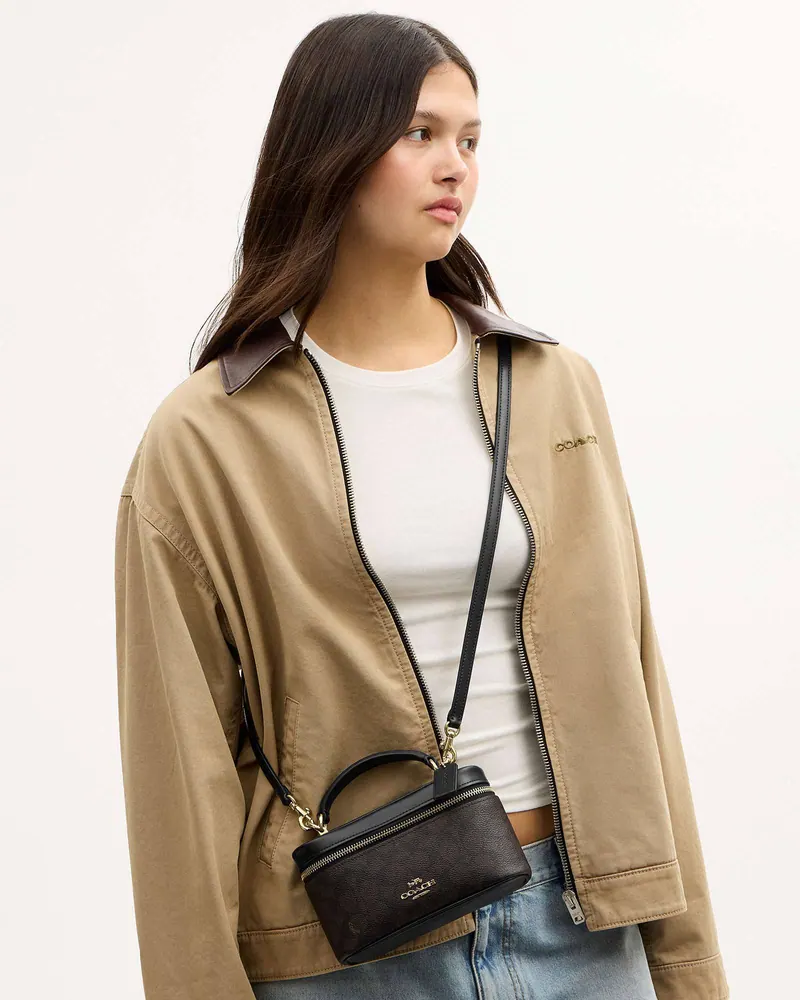 Coach Сумка Coach Rainer Crossbody Bag 18 In Signature Canvas