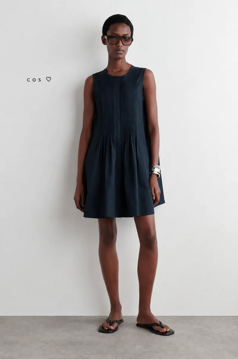 COS Сукня COS Pleated Cotton Dress