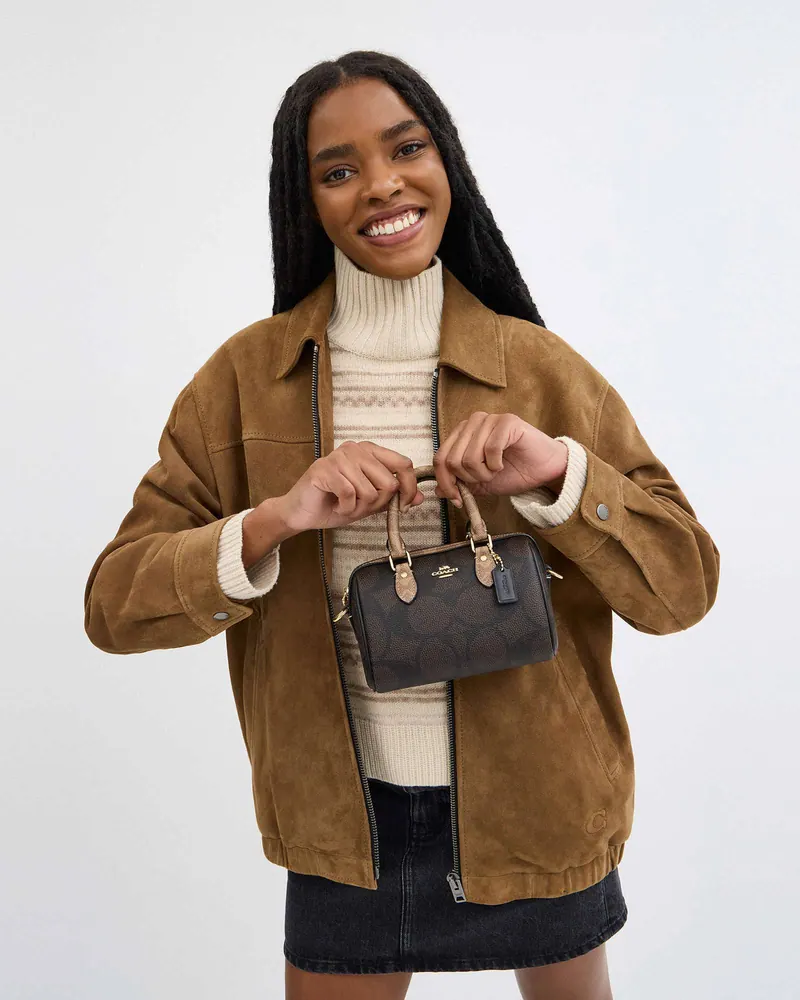 Coach Сумка Coach Mini Rowan Satchel