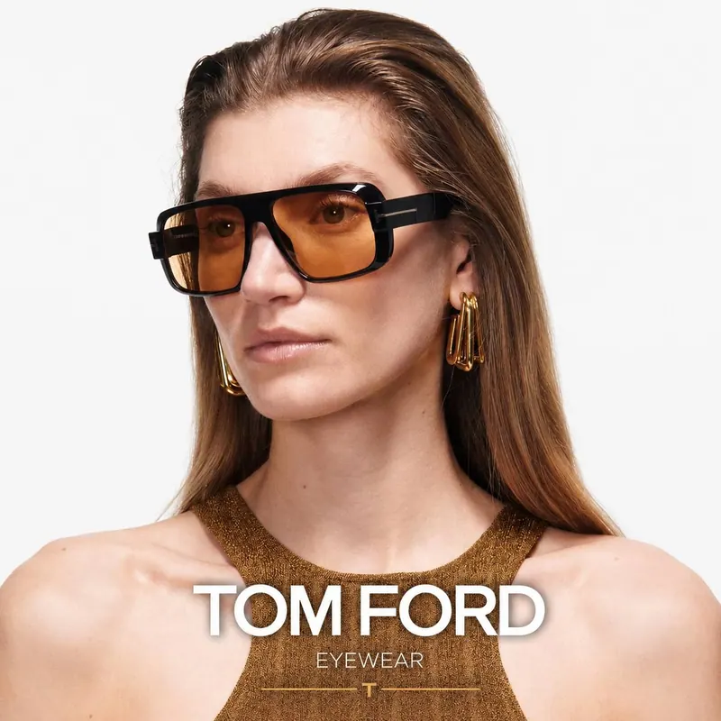 Tom Ford Окуляри Tom Ford Turner Square-Frame Acetate Sunglasses