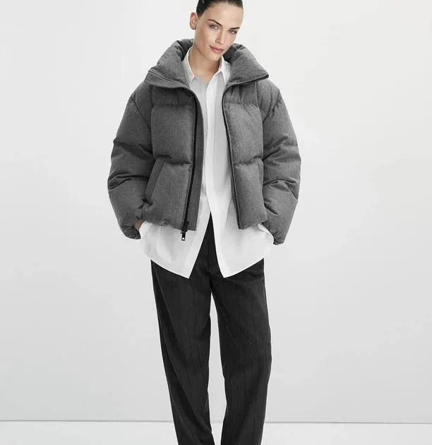 Massimo Dutti Укорочений пуховик Massimo Dutti